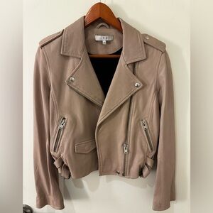 IRO Leather Jacket - Nude / Pastel Pink